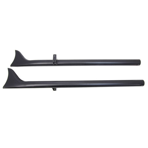 PartzBiz HD: 4425285-36" Fishtail Drag Pipe Slip-On Exhaust Set Black Indian Chief Models 15-Up PartzBiz HD: 4425285-36" Fishtail Drag Pipe Slip-On Exhaust Set Black Indian Chief Models 15-Up