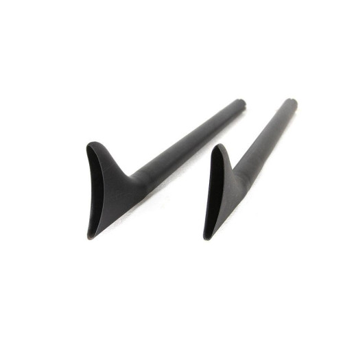 PartzBiz HD: 4425286-36" Straight Fishtail Slip-On Mufflers Extension Set Black Harley Custom Chopper PartzBiz HD: 4425286-36" Straight Fishtail Slip-On Mufflers Extension Set Black Harley Custom Chopper