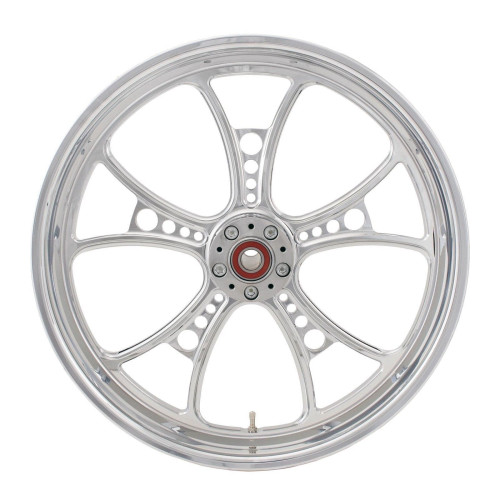 PartzBiz HD: 4425254-DNA Chrome Front Mammoth 52 Spoke 23x3.50 Wheel 06 - 07 FXDWG