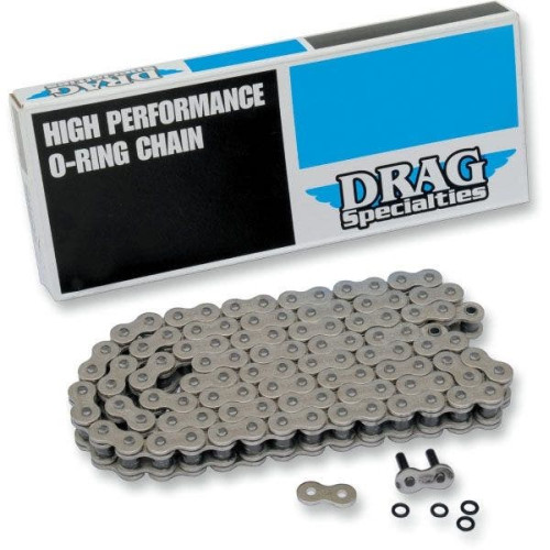 PartzBiz HD: 4425222-530 X 120 Chrome O Ring Drive MOTORCYCLE Chain Harley Big Twin FX XL FL 41-90