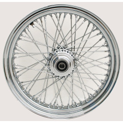 PartzBiz HD MW36-417 - 60 Spoke 18" Chrome Front Wheel 18" x 3.5" Harley FXST/FLST 00-06 FXDWG 00-05 PartzBiz HD MW36-417 - 60 Spoke 18" Chrome Front Wheel 18" x 3.5" Harley FXST/FLST 00-06 FXDWG 00-05