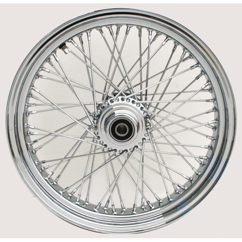 PartzBiz HD: 4425162-60 Spoke 18" Chrome Front Wheel 18" x 3.5" Harley FXST/FLST 00-06 FXDWG 00-05