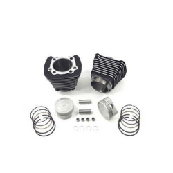 PartzBiz HD VT11-1118 - 883 to 1200 Black Cylinder 9.5:1 Piston Big Bore Conversion Kit Harley Sportster SPORTY davidson 11-1118 performance upgrade best for project chopper