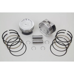 PartzBiz HD VT11-0852 - 883cc to 1200cc Conversion Pistons Ring Kit Standard Bore 3.498" 86-19 Harley XL Sportster Sporty 11-0852