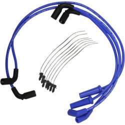 PartzBiz HD DS21040328 - Accel 171116-B สายหัวเทียน 8 มม. สีน้ำเงิน Harley Milwaukee Eight Touring 17-Up