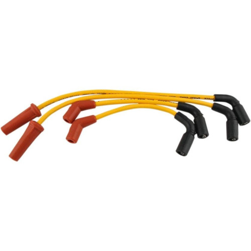 PartzBiz HD: 4425136-Accel 171117-Y Custom 8mm Yellow Spark Plug Wires Set 18-19 Harley Softail Milwaukee-8 2104-0335 21040335 PartzBiz HD: 4425136-Accel 171117-Y Custom 8mm Yellow Spark Plug Wires Set 18-19 Harley Softail Milwaukee-8 2104-0335 21040335