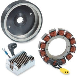 PartzBiz HD 152300 - Accel 32 Amp Charging System Kit Harley-Davidson Big Twin Evo 1991-1999 (Except Efi) | 152300