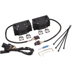 PartzBiz HD 140414S - Accel สีดำล้วน Stealth Supercoil Super Coil Harley Sportster XL 07-16 | 140414S