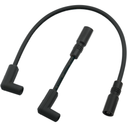 PartzBiz HD DS21040113 - Accel Black 8MM Spark Plug Wire Set For Harley-Davidson Flh Flt 1999-2008 - 171098-K