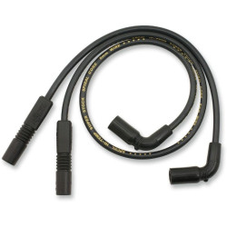 PartzBiz HD DS21040240 - Accel 171111K สายหัวเทียนสีดำ 8 มม. Harley Twin Cam Touring 09-16