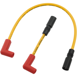 PartzBiz HD DS21040234 - Accel Yellow 8MM Spark Plug Wire Set For Harley-Davidson Sportster 2007-2013 - 171110-Y