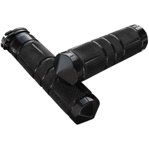 PartzBiz HD: 4425043-Accutronix Black Knurled Diamond Custom 1” ปลอกแฮนด์ Harley Cable Throttle PartzBiz HD: 4425043-Accutronix Black Knurled Diamond Custom 1” ปลอกแฮนด์ Harley Cable Throttle