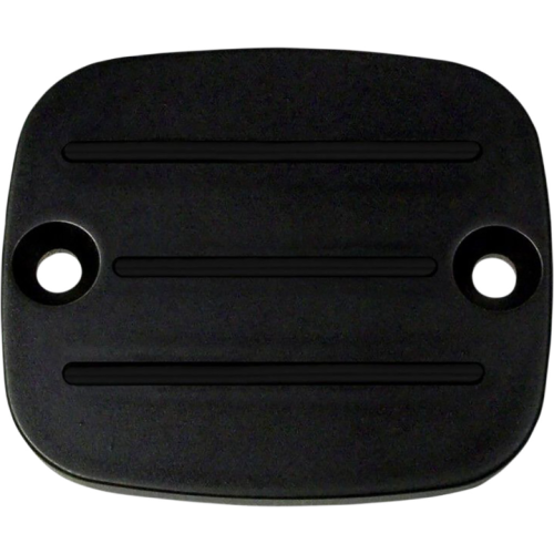 PartzBiz HD: 4425056-Accutronix C122-MB Black Master Cylinder Cover with Milled Lines Harley 96-08 4500496