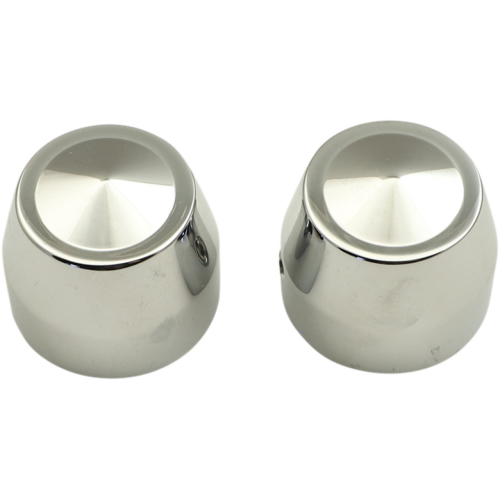 PartzBiz HD: 4425017-Accutronix Chrome 25mm Elite Front Axle Cap Harley Touring Softail Dyna 07-Up