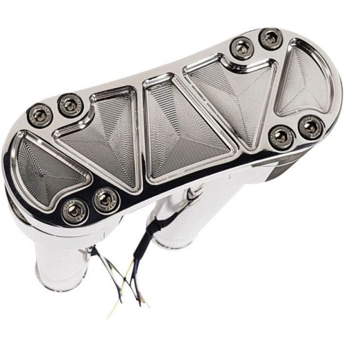 PartzBiz HD: 4425021-Accutronix Chrome Bandit 12 ” Risers แบบเกลียวไม่มีอะแดปเตอร์เมาท์เกจ 1-1/8 แคลมป์ PartzBiz HD: 4425021-Accutronix Chrome Bandit 12 ” Risers แบบเกลียวไม่มีอะแดปเตอร์เมาท์เกจ 1-1/8 แคลมป์