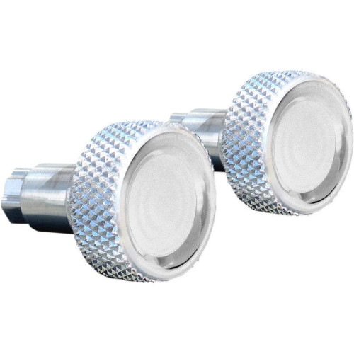 PartzBiz HD: 4425029-Accutronix Chrome Round Knurled Saddlebag Latch Levers สำหรับ Harley FLH/T 14-18 | SLK01-KC PartzBiz HD: 4425029-Accutronix Chrome Round Knurled Saddlebag Latch Levers สำหรับ Harley FLH/T 14-18 | SLK01-KC