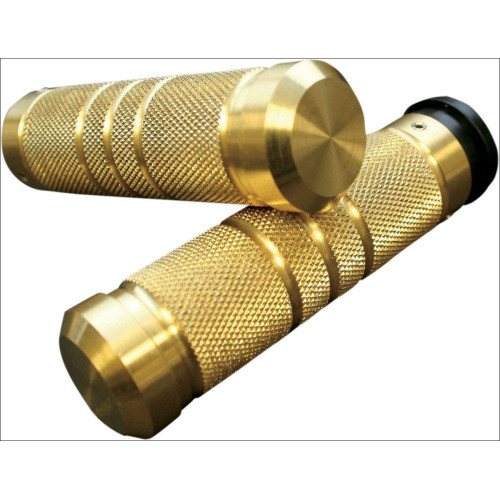PartzBiz HD: 4425001-Accutronix มือจับทองเหลืองแบบมีร่องแบบกอธิคแบบกำหนดเองสำหรับ Harley Throttle By Wire PartzBiz HD: 4425001-Accutronix มือจับทองเหลืองแบบมีร่องแบบกอธิคแบบกำหนดเองสำหรับ Harley Throttle By Wire