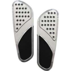 PartzBiz HD DS16211046 - Accutronix FBF01-DVC Chrome Knurled Drilled Front Floorboards Harley 84-Up PartzBiz HD DS16211046 - Accutronix FBF01-DVC Chrome Knurled Drilled Front Floorboards Harley 84-Up