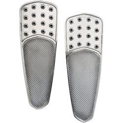 PartzBiz HD DS16211049 - Accutronix FBF01-KDTC Chrome Drilled TearDrop Front Floorboards Harley 84-Up PartzBiz HD DS16211049 - Accutronix FBF01-KDTC Chrome Drilled TearDrop Front Floorboards Harley 84-Up