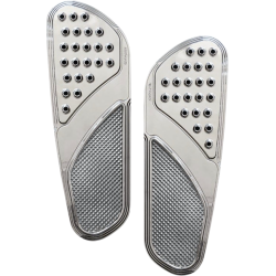 PartzBiz HD DS16211045 - Accutronix FBF01-KDVC Chrome Knurled Drilled Front Floorboards Harley 84-Up PartzBiz HD DS16211045 - Accutronix FBF01-KDVC Chrome Knurled Drilled Front Floorboards Harley 84-Up