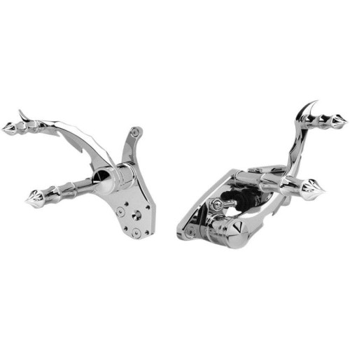 PartzBiz HD: 4425012-Accutronix FC103-SLC Chrome Billet Tribal Forward Controls Harley EVO Softail FLH FXWG PartzBiz HD: 4425012-Accutronix FC103-SLC Chrome Billet Tribal Forward Controls Harley EVO Softail FLH FXWG