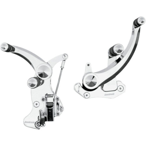PartzBiz HD: 4425013-Accutronix FC405-SIC Diamond Chrome Plus +6 Forward Controls Harley 14-18 FLH/T | FC405-SIC PartzBiz HD: 4425013-Accutronix FC405-SIC Diamond Chrome Plus +6 Forward Controls Harley 14-18 FLH/T | FC405-SIC