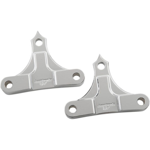 PartzBiz HD: 4424983-Accutronix Hot Legs Bagger Legs Chrome .875" Spacers 5.5" Front Fenders 14-16 | TFS49-NF7/8C