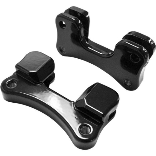 PartzBiz HD: 4424989-Drag Specialties Black 21" Fender Lift Brackets for Harley Touring 2014 - 1410-0096