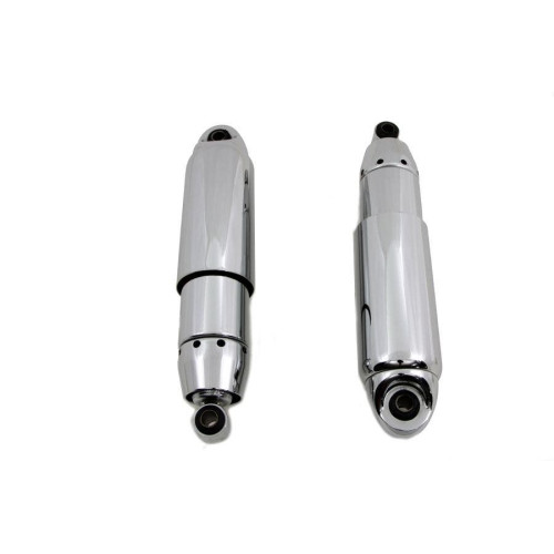 PartzBiz HD: 4424952-AEE 12" Chrome Covered Shocks 1" Lowering Harley Dyna FXD Lowrider Wide Glide 91-17