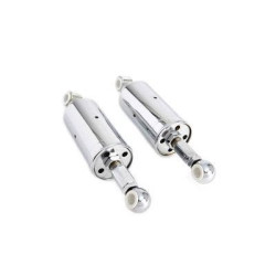 PartzBiz HD VT54-0161 - AEE Chrome Adjustable Lowering Shocks Evo 89-99 Harley Softail & Chopper