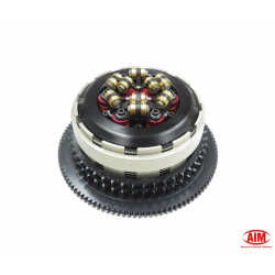 PartzBiz HD TA008-006 - AIM TA008-006 CF2 ชุดคลัทช์สมรรถนะไฮดรอลิกแบบสมบูรณ์ HD Big Twin 07-Up