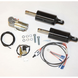 PartzBiz HD BK-HD-FL18-R-1 - AirFX BK-HD-FL18-R-1 ชุดอุปกรณ์ช่วงล่าง Air Ride ด้านหลัง 00-18 Harley Touring