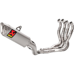 PartzBiz HD DS18102531 - Akrapovic S-S10E3-APLT Full System Evo2 Exhaust All Titanium 17-18 Gsxr1000 | S-S10E3-APLT