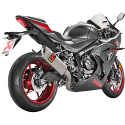 PartzBiz HD DS18102532 - Akrapovic S-S10R11-APLT Full System Race Exhaust Steel Titanium 17-18 Gsxr1000 | S-S10R11-APLT