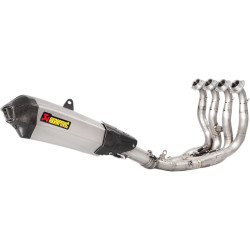 PartzBiz HD DS18102758 - Akrapovic S-Y10R15-APLT Full System Race Exhaust Steel Titanium 15-17 Yzf-R1