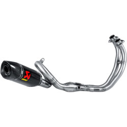 PartzBiz HD DS18102226 - Akrapovic S-Y7R2-AFC Full System Race Exhaust Steel Carbon Fiber 14-19 Fz07 Mt07 | S-Y7R2-AFC