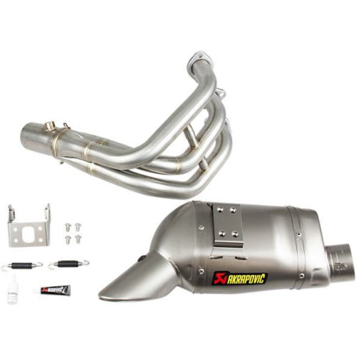 PartzBiz HD: 4424874-Akrapovic S-Y9R3-HAFT Full System Race Exhaust Steel Titanium 14-16 Fz09 Mt09 | S-Y9R3-HAFT