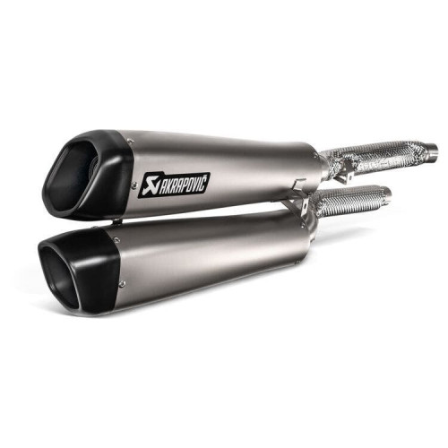PartzBiz HD: 4424878-Akrapovic Slip-On Muffler Titanium Exhaust Triumph Scrambler 1200 XC EX 19-20 19-20 1811-3943 18113943 S-T12SO3-HCQT best for poerformance track ready 