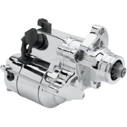 PartzBiz HD AB80-1014 - All Balls 1.4kw Chrome High Performance OEM Replacement Starter Harley 07-16 | 80-1014 Repl OEM 31621-06A
