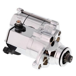 PartzBiz HD TR497774 - All Balls 80-1014 Chrome Racing Starter 1.4 kW 06-17 Harley Softail Dyna 497774