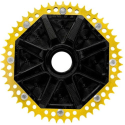 PartzBiz HD DS12102504 - Alloy Art G2UCC53-12 Gold Cush Drive Carrier 53T การแปลงโซ่ Univ