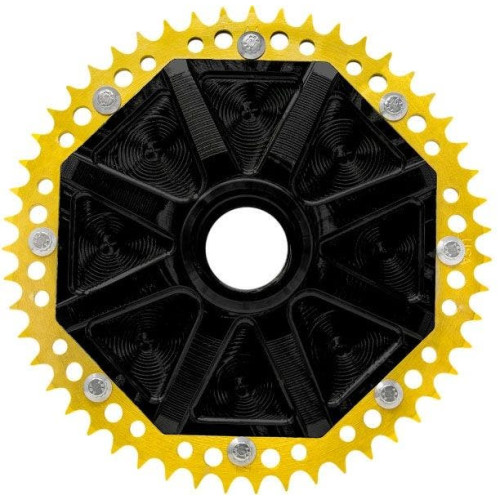 PartzBiz HD: 4424823-Alloy Art G2UCC53-12 Gold Cush Drive Carrier 53T การแปลงโซ่ Univ PartzBiz HD: 4424823-Alloy Art G2UCC53-12 Gold Cush Drive Carrier 53T การแปลงโซ่ Univ