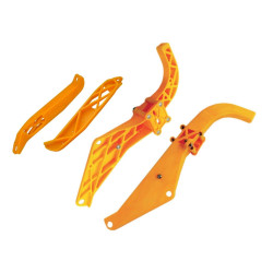 PartzBiz HD DS23300102 & DS23300183 - Alloy Art SAB-1 & SAB-2 Strong Arm Fairing & Speaker Support Brackets Harley FLH 2330-0102 & 2330-0183 SAB-1 & SAB-2 58938-96C & 58939-96C | 58478-96B & 58479-96B
