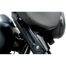 PartzBiz HD DS20200481 - โลหะผสม Art Street Glide LED สีดำโปรไฟล์ต่ำ Flush ไฟเลี้ยวหน้า 97-17 | เอสจีเอฟเอส-2