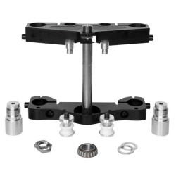 PartzBiz HD TK23/13 - American Suspension 41MM Bolt On Triple Tree Kit 23" Wheel Raked Harley FLH/T 97-13 TK23/13