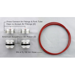 PartzBiz HD AR-70/49S-17 - American Suspension AR-70/41P-17 Fork Tube Air Ride Kit 17-Up Harley FL พร้อมสต็อกต้นไม้ PartzBiz HD AR-70/49S-17 - American Suspension AR-70/41P-17 Fork Tube Air Ride Kit 17-Up Harley FL พร้อมสต็อกต้นไม้