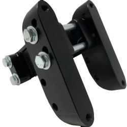 PartzBiz HD FM-13E - American Suspension Black Mount Harley Road Glide Fairings 99-13