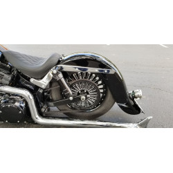 PartzBiz HD P-49S - American Suspension P-49 Rear Air Ride Shocks Pair with Schrader Fill Valve