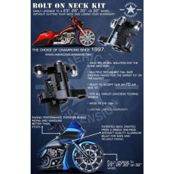 PartzBiz HD BB-BLKFRI - American Suspension Winter Package Deal Bolt On 26"-32" Trees w/ Fork Lowers & Boots