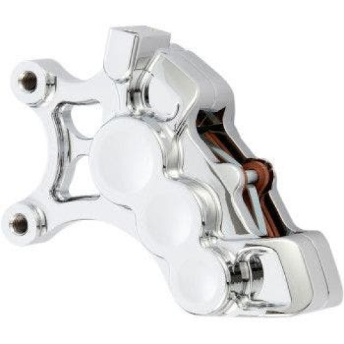 PartzBiz HD: 4424519-Arlen Ness 02-210 Chrome 6-Piston Caliper 14" Disc Front Right Harley & Custom PartzBiz HD: 4424519-Arlen Ness 02-210 Chrome 6-Piston Caliper 14" Disc Front Right Harley & Custom